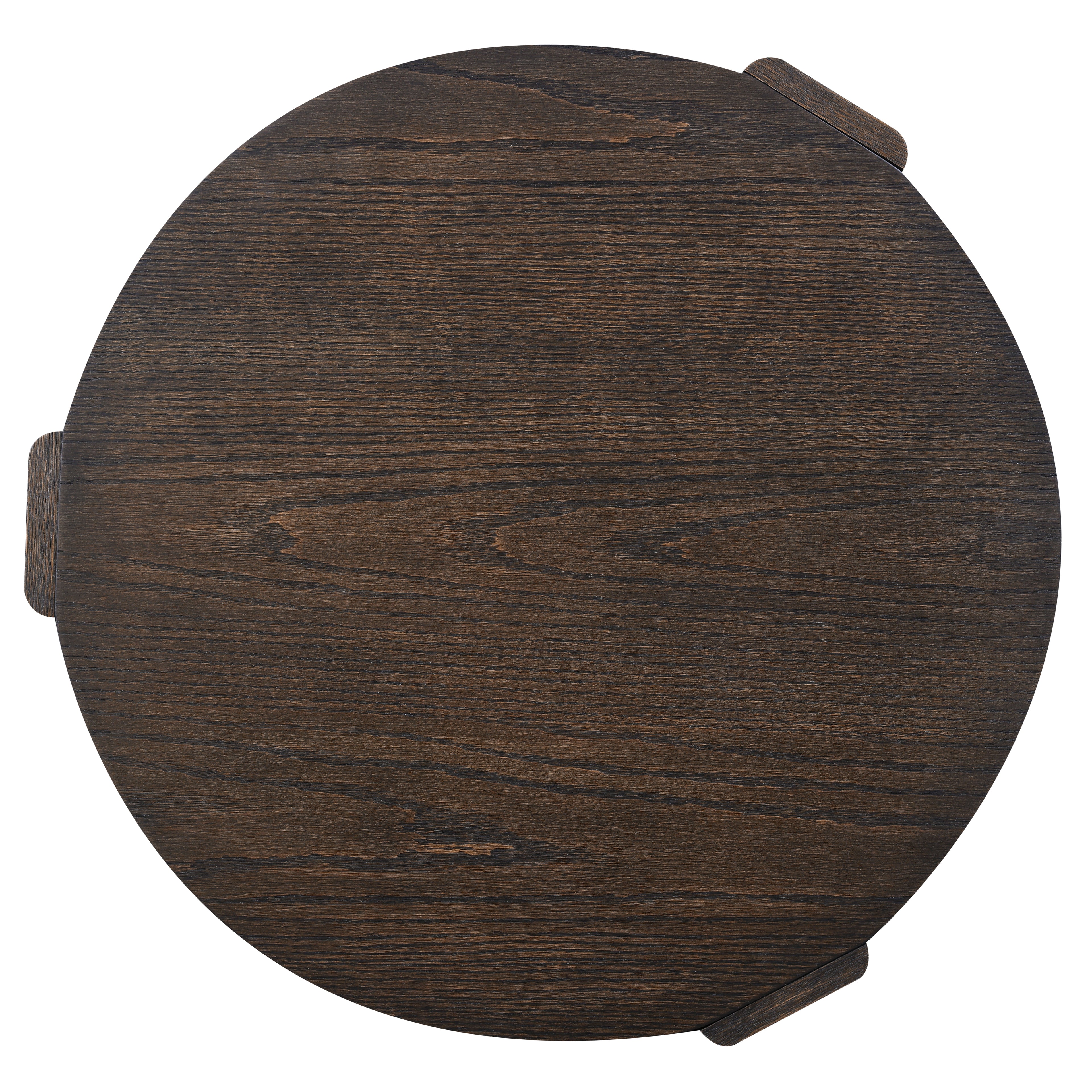 Salina Espresso Round End Table