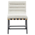 Nicco Beige Polyester 2pcs Dining Chair
