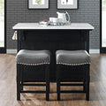 Aspen Kitchen Island 3pc Set