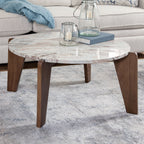 Shavon Brown Marble Top Cocktail Table