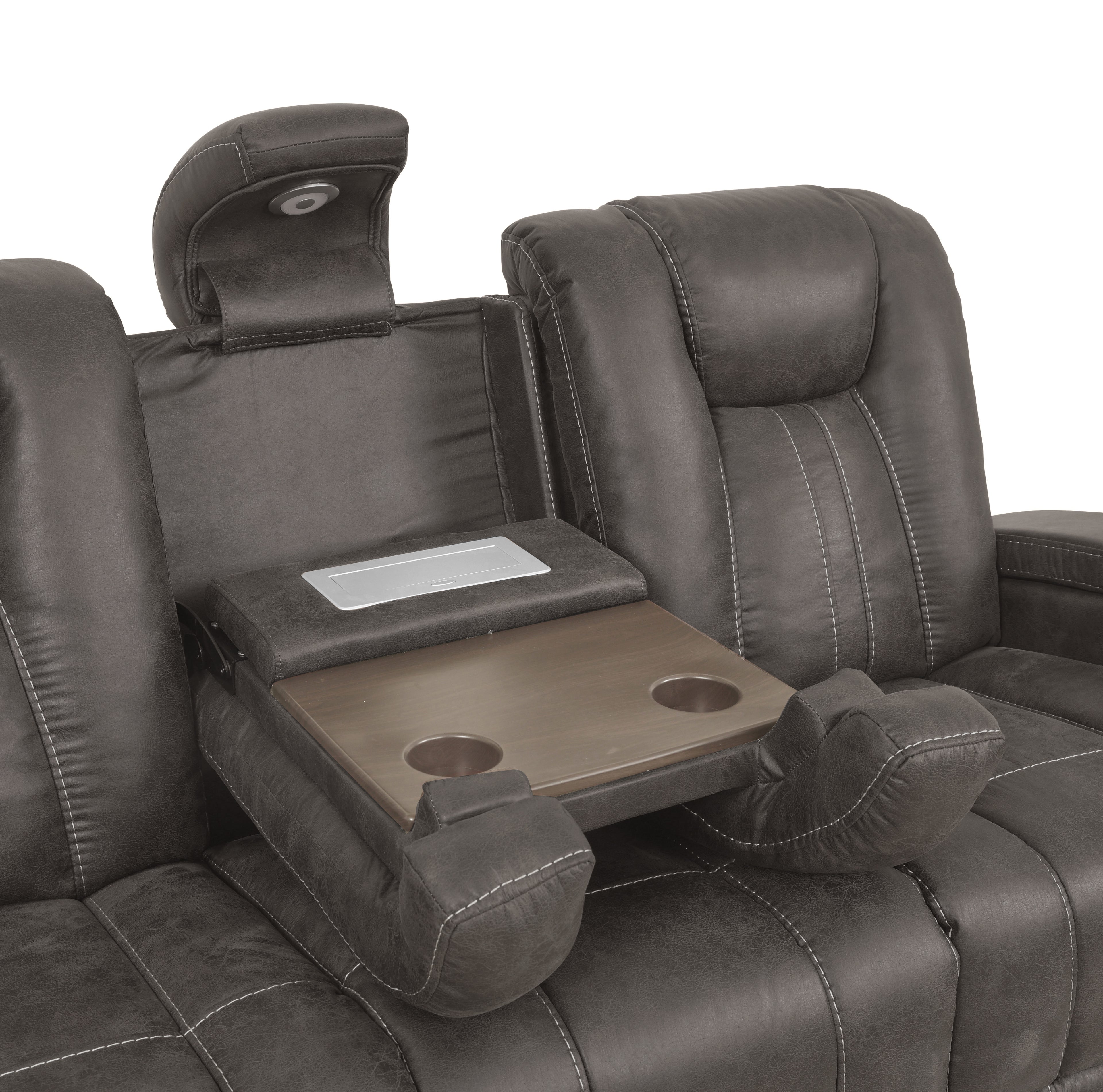 Marlow Charcoal 3PC Manual Reclining Set