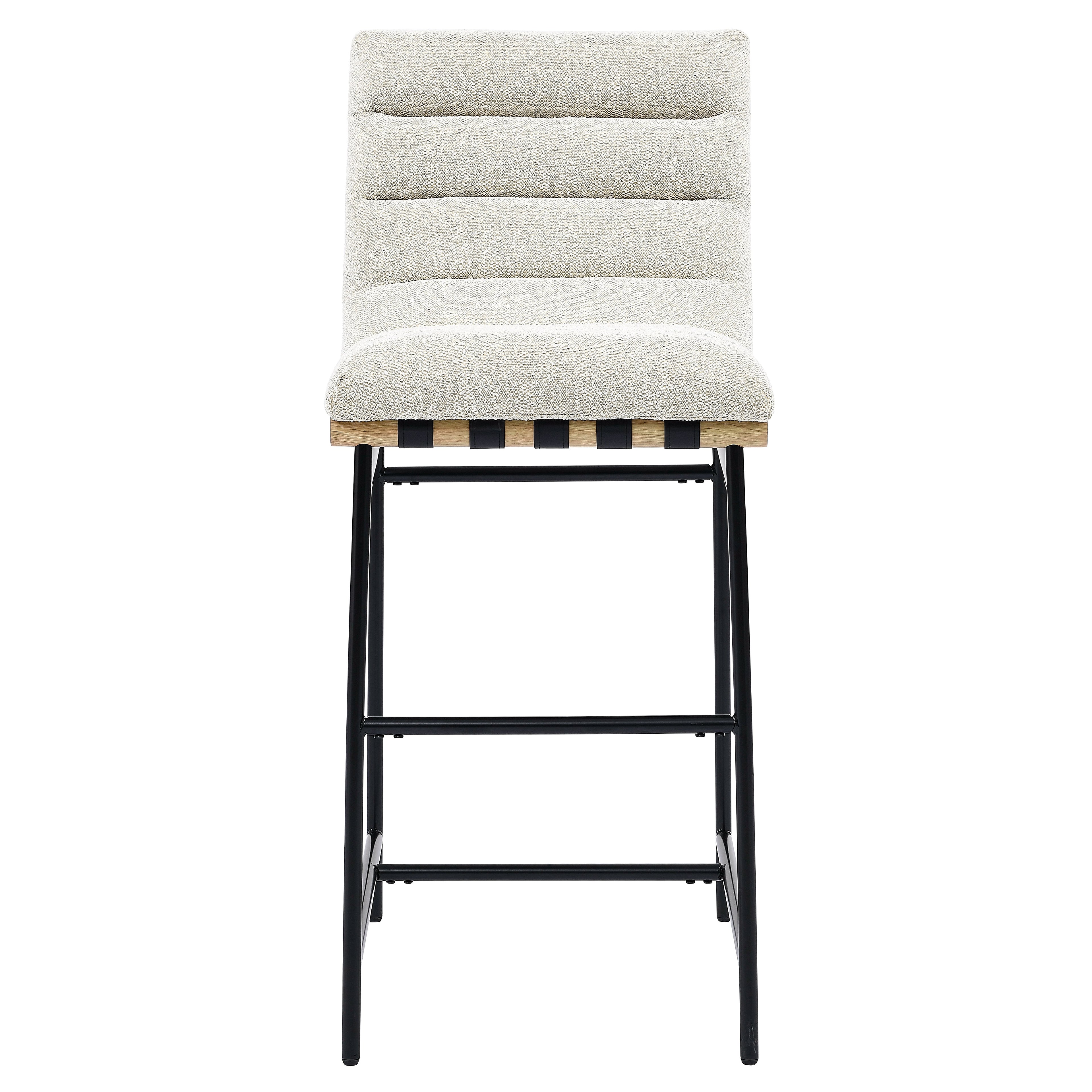 Nicco Beige Polyester 2pcs Bar Chair