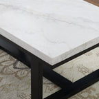 Lucca (Artemis) White Marble Top Cocktai