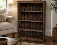 Las Cruces Bookcase Wax Walnut<br>(1 in Stock)