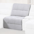 Snyder White Armless Chair