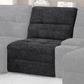 Snyder Black Armless Chair