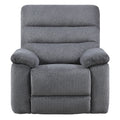 Cozy Gray Manual Recliner