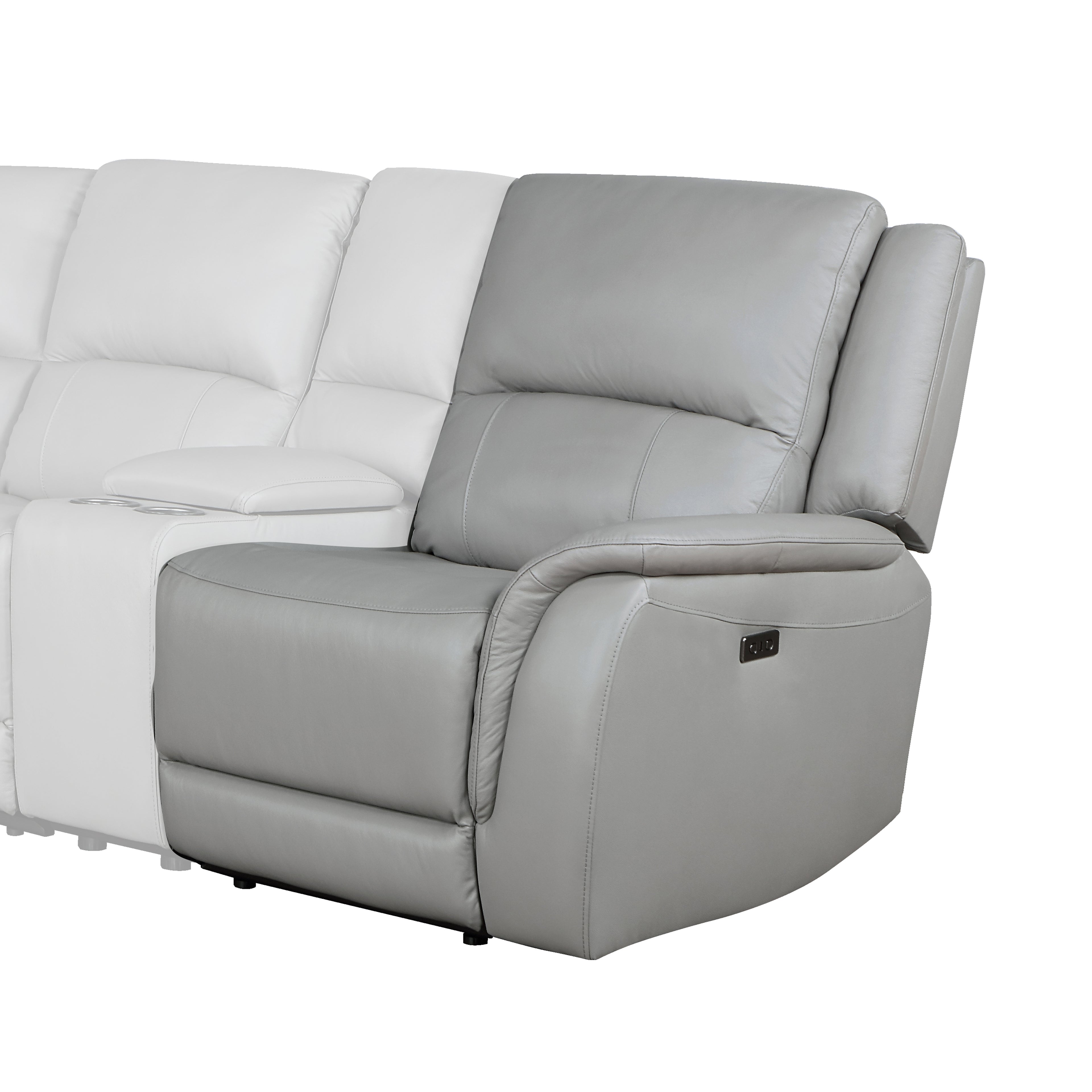 Alexandria RAF PWR Recliner Stone