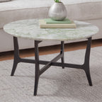 Hoxley Green Onyx Top Round Cocktail Tbl