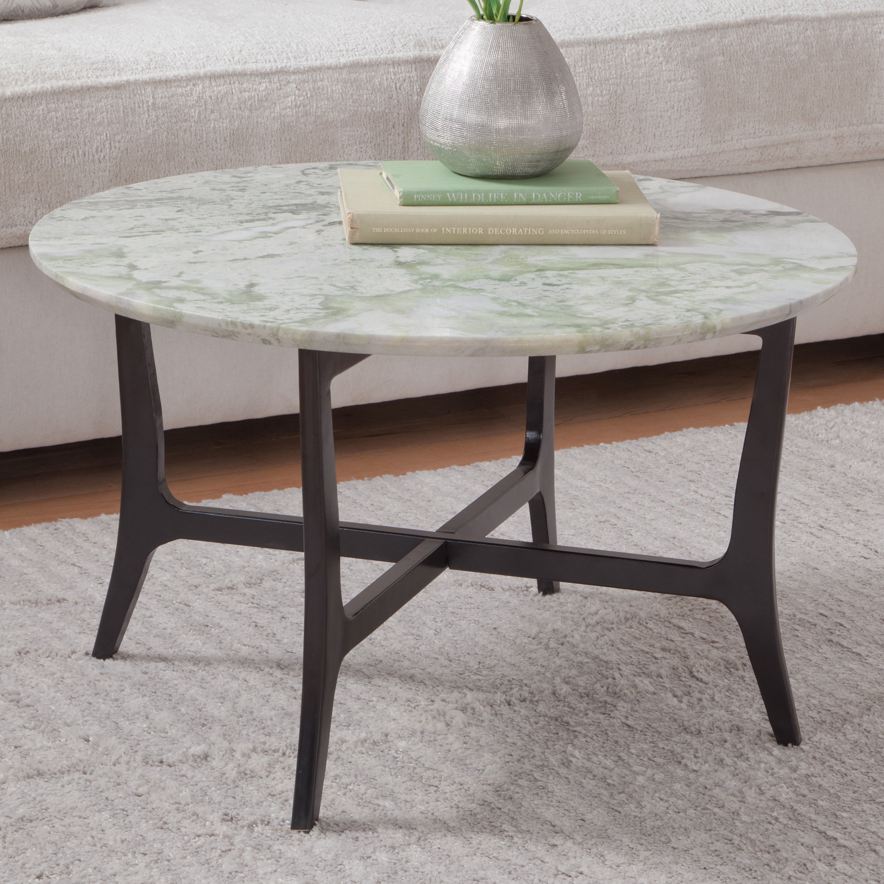 Hoxley Green Onyx Top Round Cocktail Tbl