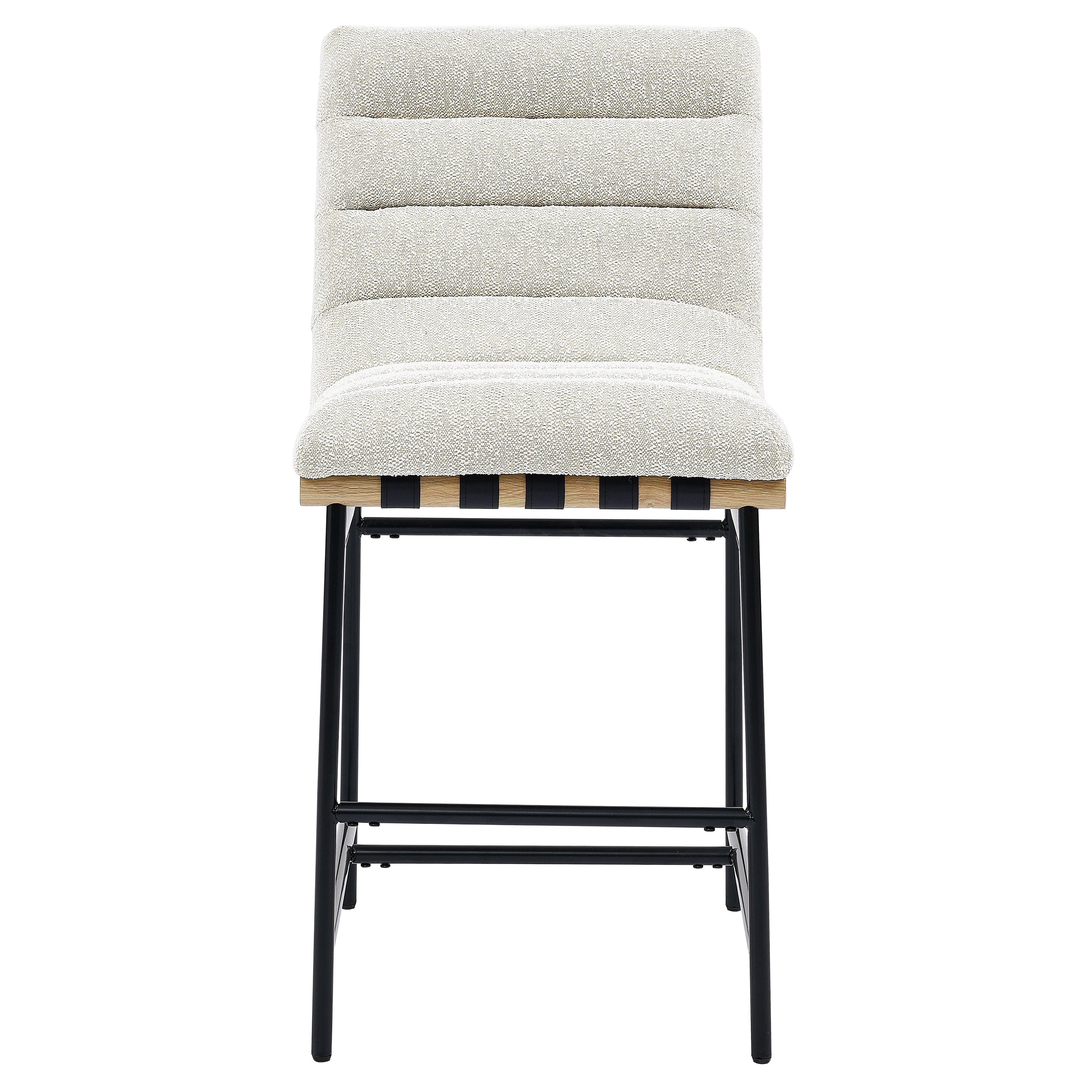Nicco Beige Polyester 2pcs Counter Chair