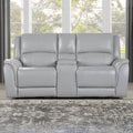 Alexandria Leather Power Reclining Conso