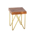 Walter Brass Inlay End Table