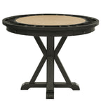 Rylie Counter Table with Game Top, Black