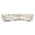 Olsen 6pc Dove Power Sectional