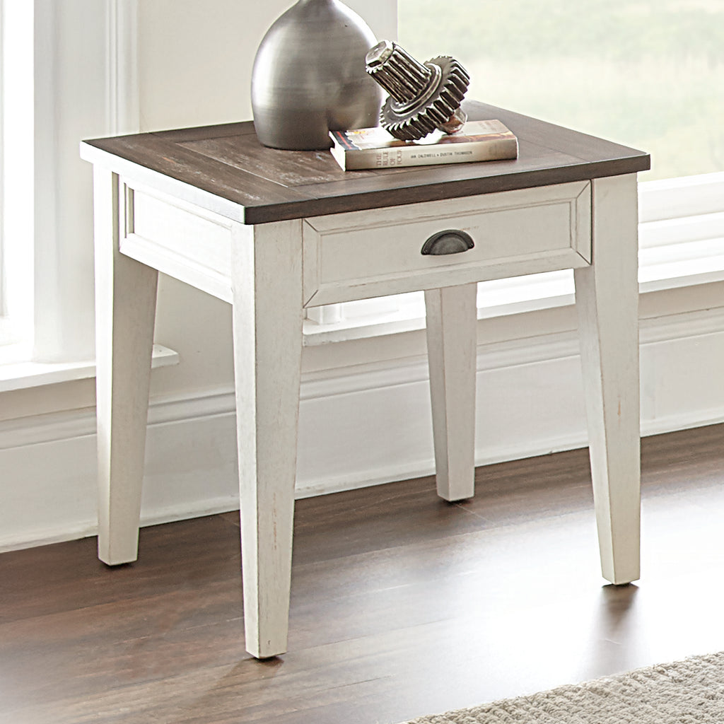 Cayla Cocktail Table Dark Oak/