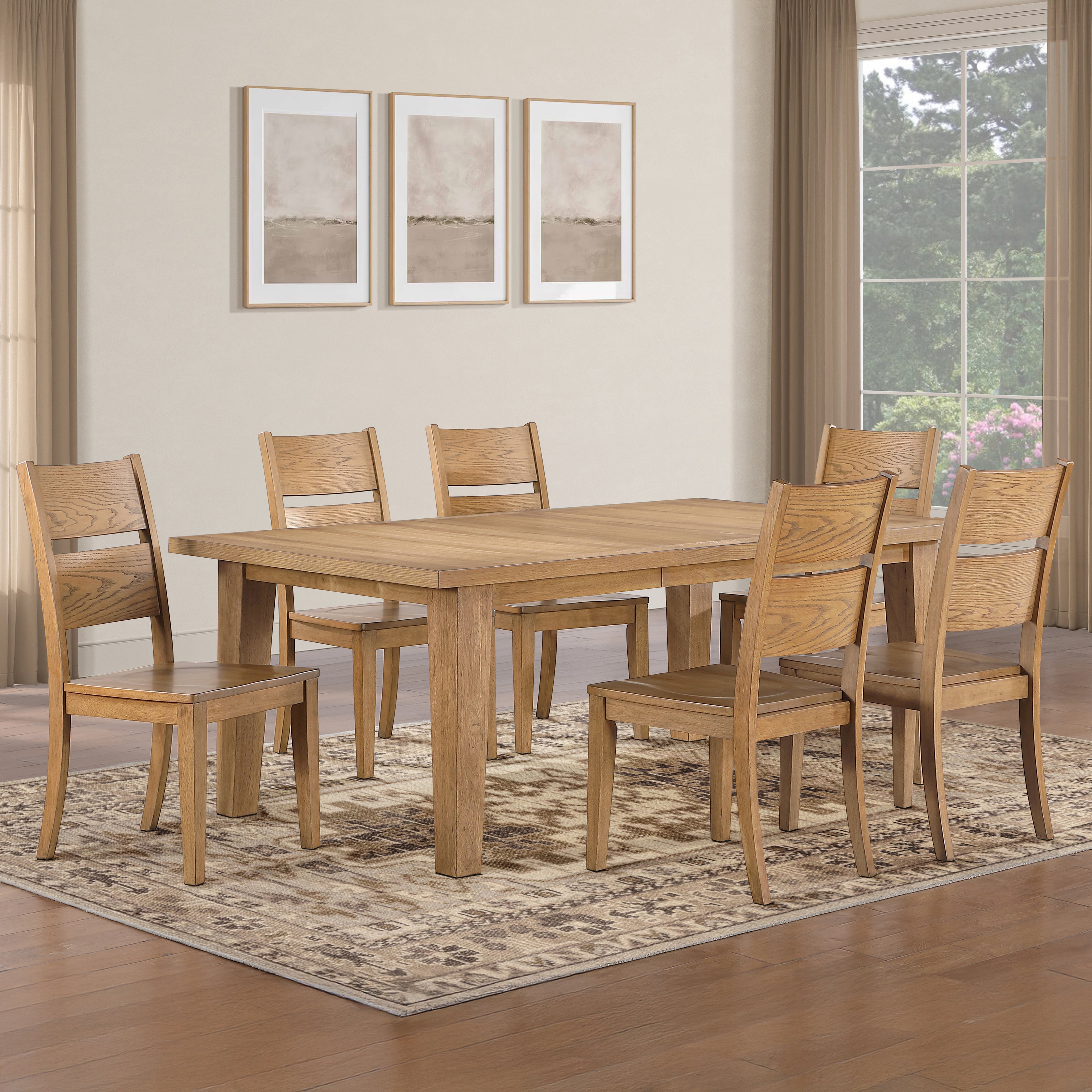 Sommerset 7PK Dining Table Set w/ Side c