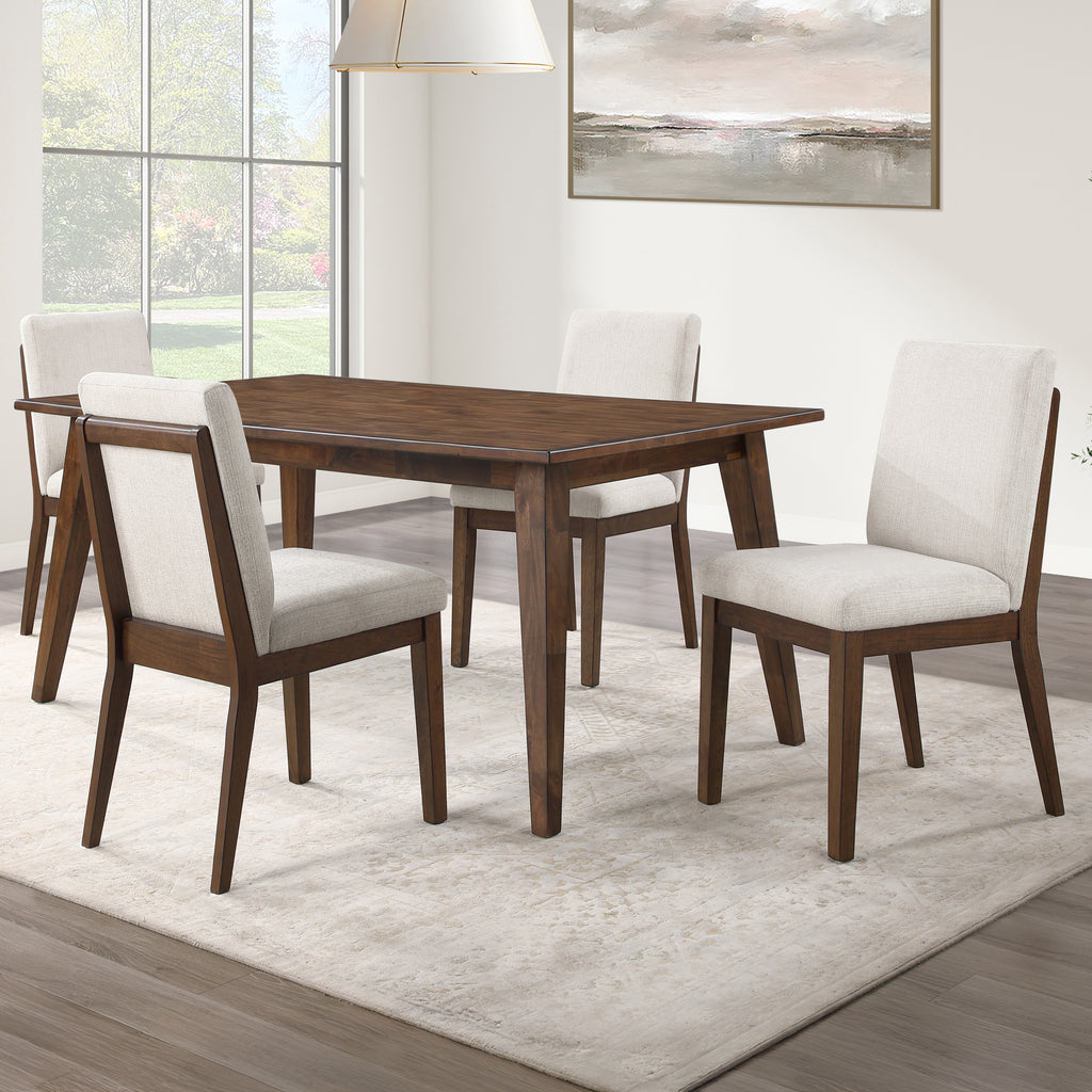 Canton 5 PC Uph Chair Dining Set