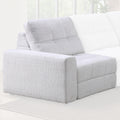 Snyder White LAF Recliner w/ Slider