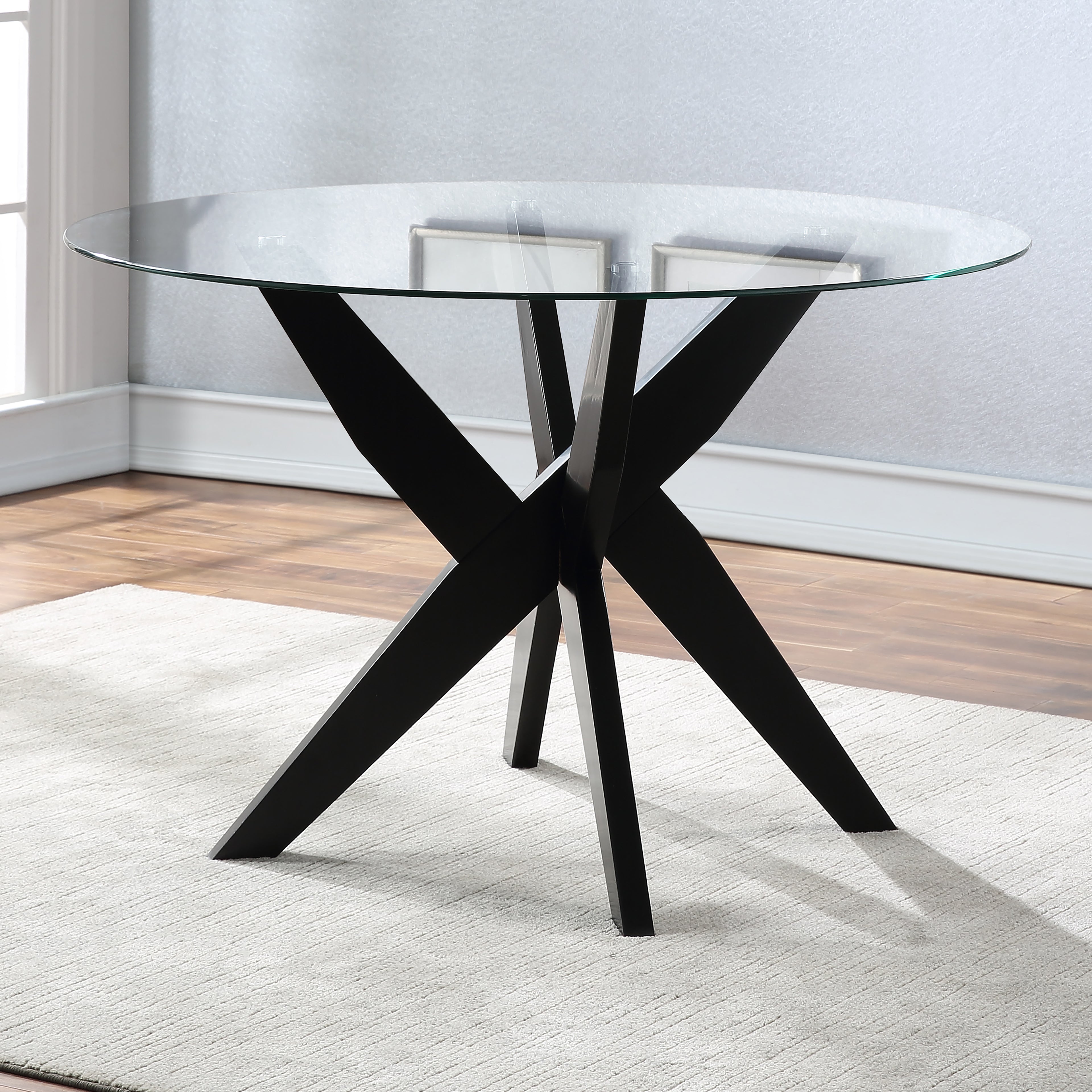 Amalie Clear Tempered Glass Top
