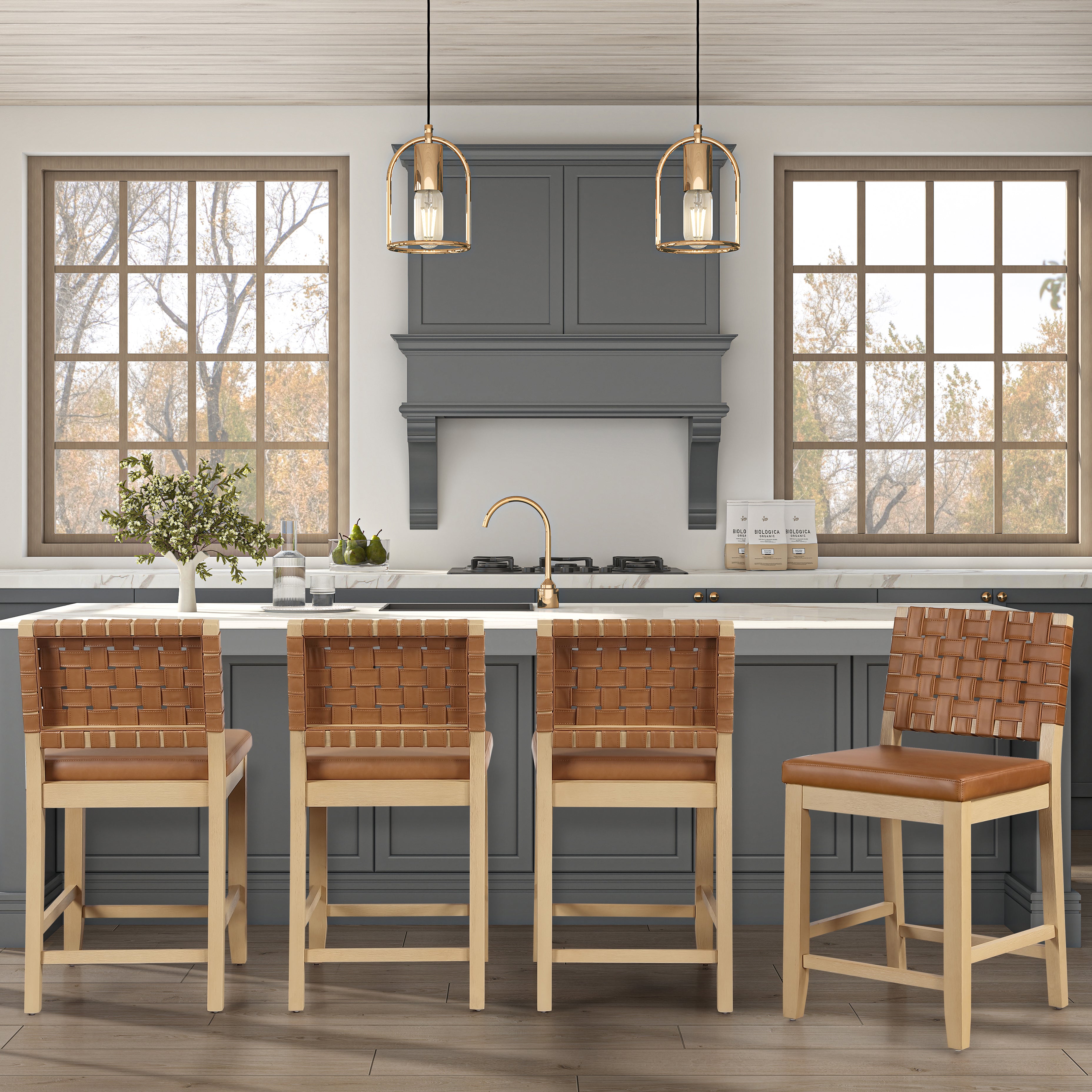 Reid Sand Counter Chair