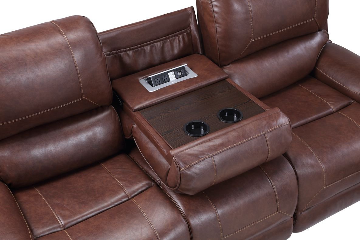 Keily Brown Manual Sofa
