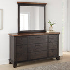 Bear Creek Dresser and Mirror