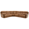 Gatlin 6pc Leather Power Sectional