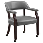 Tournament Arm Chair w/Casters, Gray
