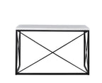 Skyler WhiteMarble TopRectangle Sofa Tab