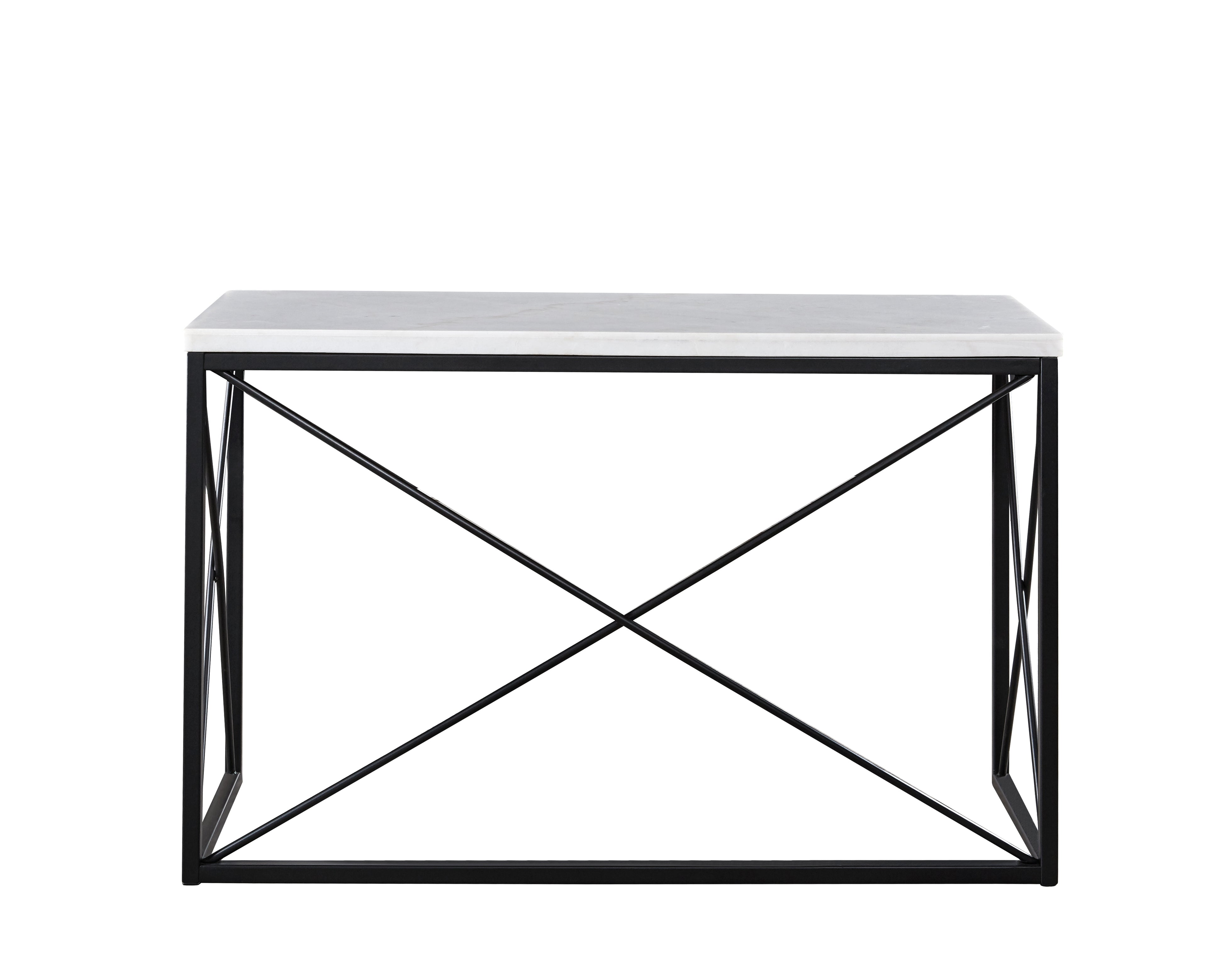 Skyler WhiteMarble TopRectangle Sofa Tab