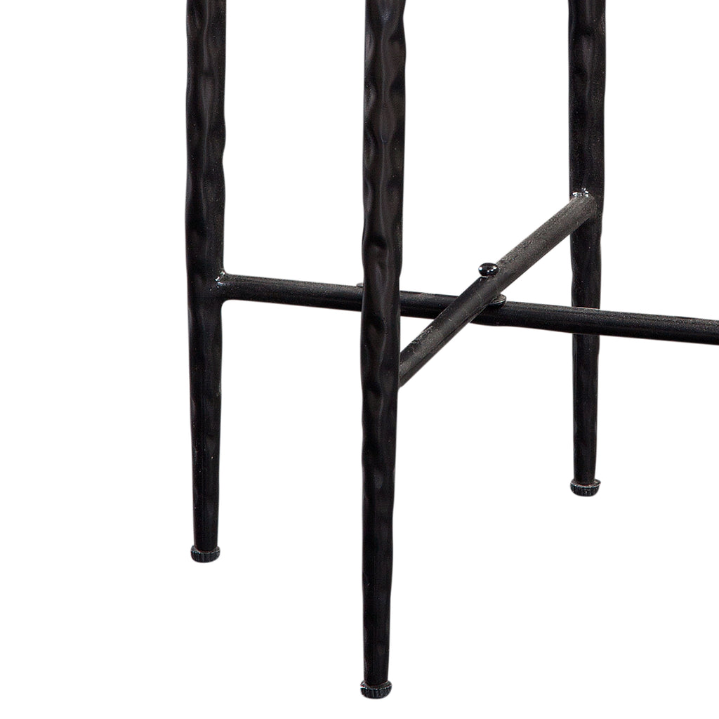 Octavio White Agate Top Chairside Table