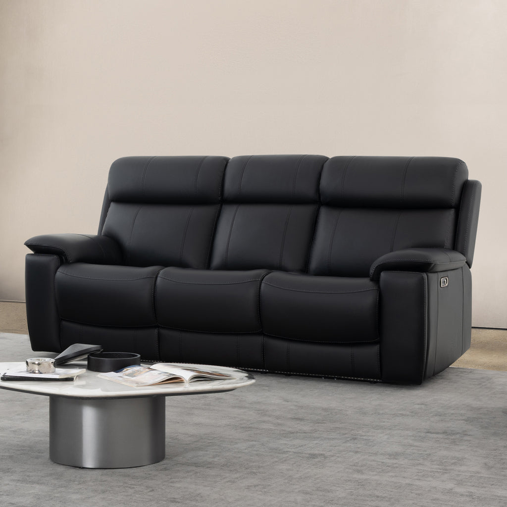 Zenith Black Power Sofa