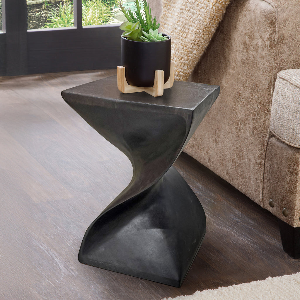Solana Black Side Table