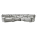 Olsen 6pc Silver Power Sectional