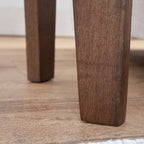 Shavon Brown Marble Top Round End Table