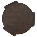 Salina Espresso Round Coffee Table