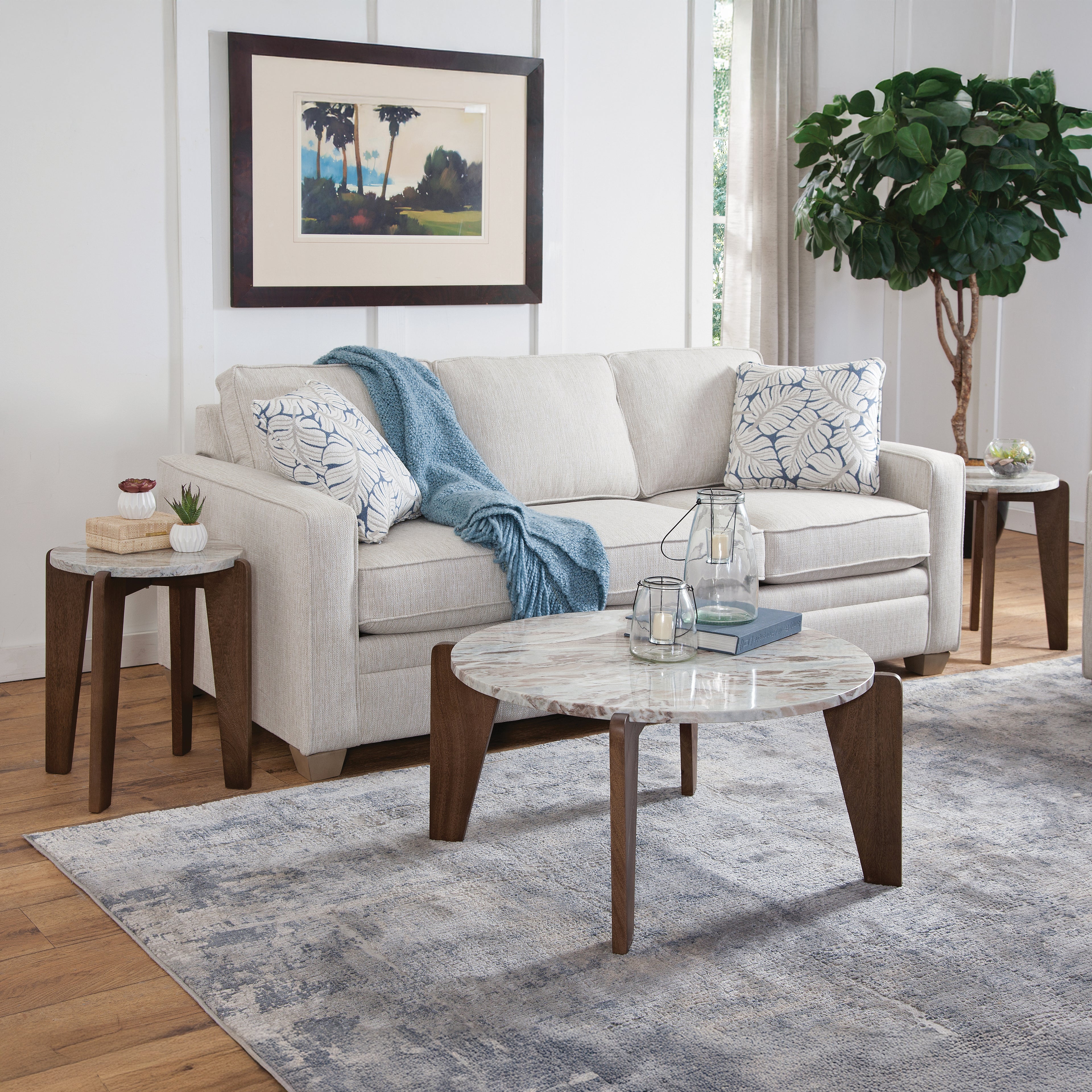 Shavon 3-piece Table Set (1c+2e)