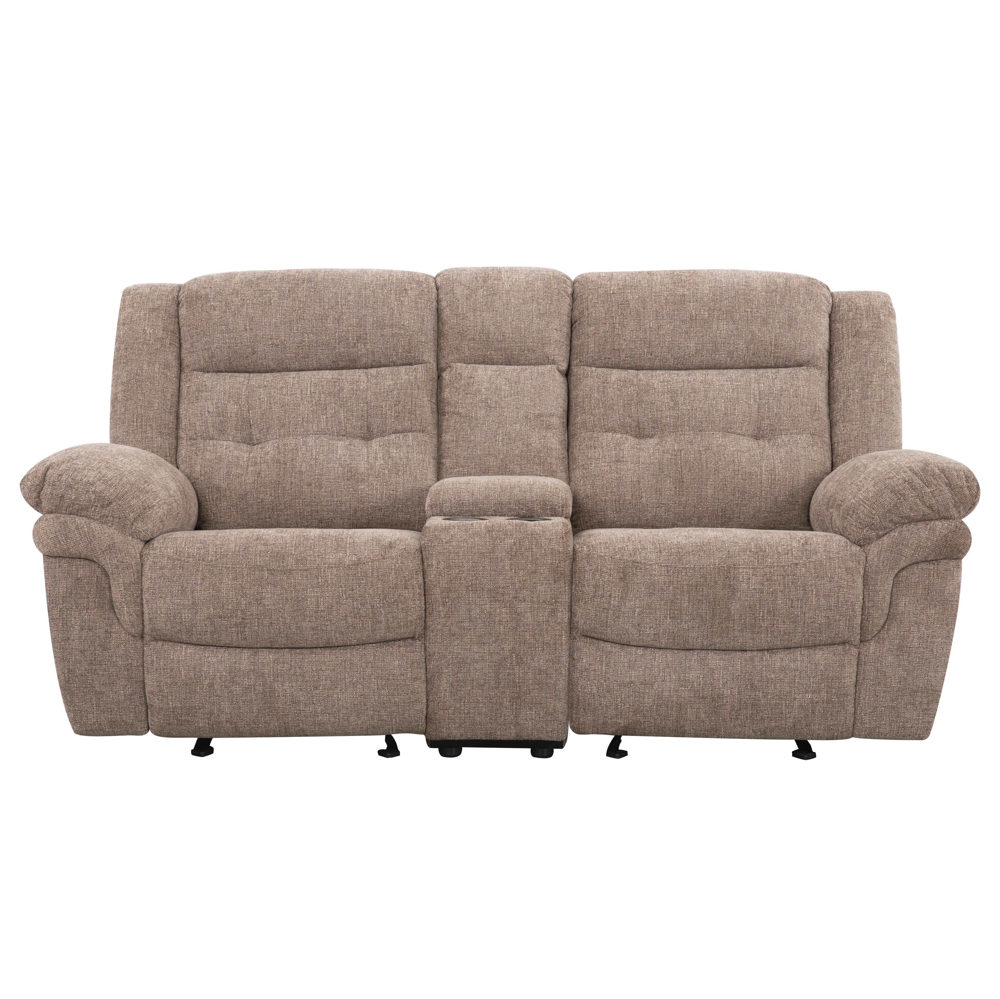 Sydney Brown Manual Recliner Console Lov