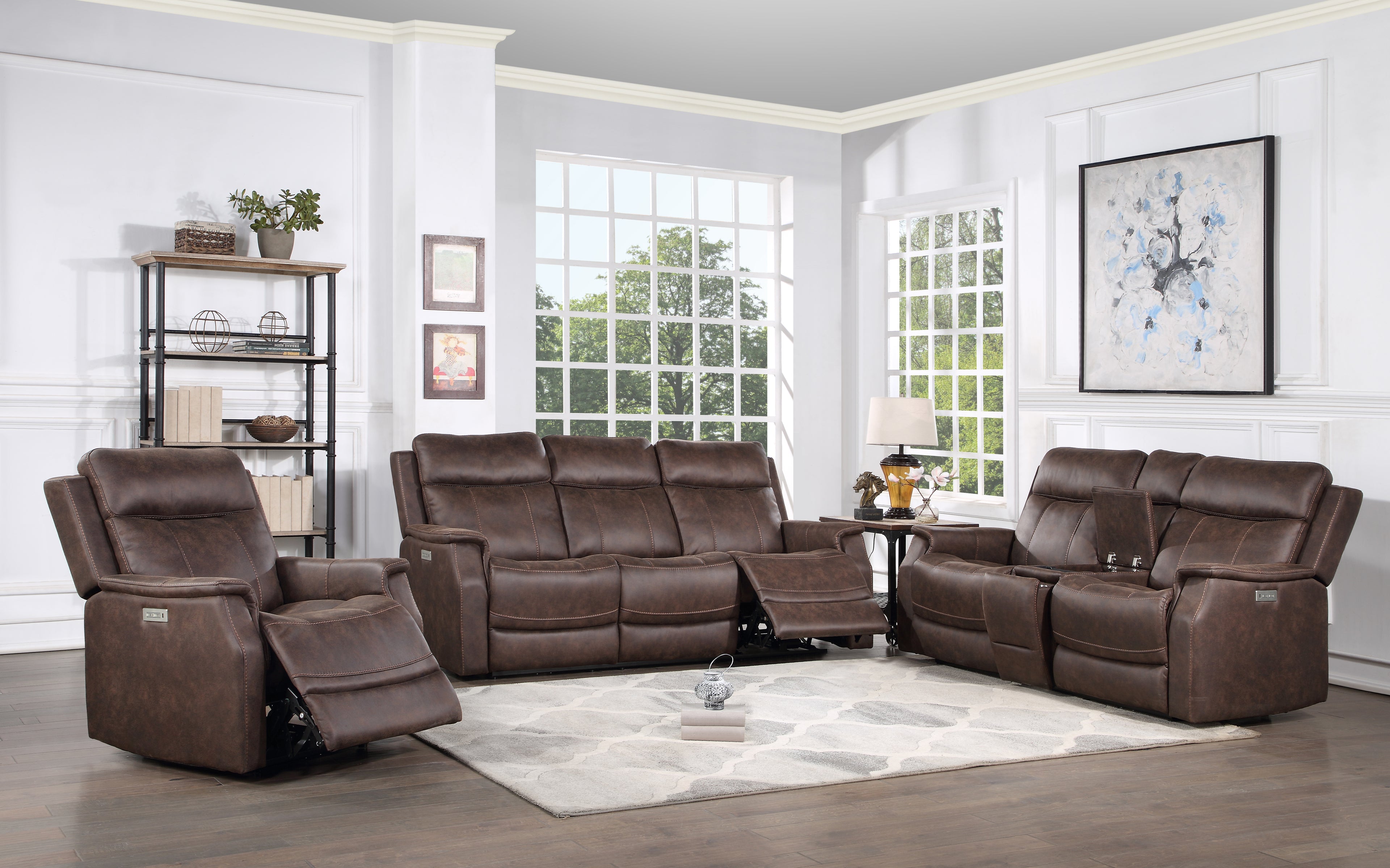 Valencia 3 Piece Dual Power Rec