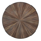 Chevron Round Cocktail Table