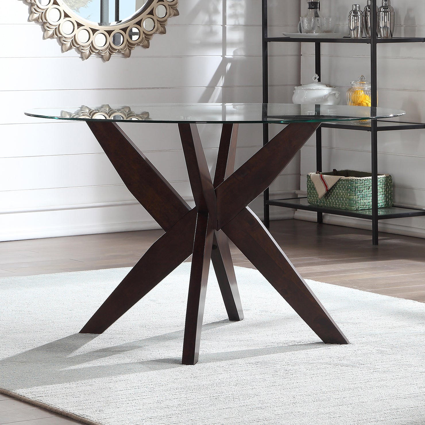 Amalie 5pc Dining Set - Brown