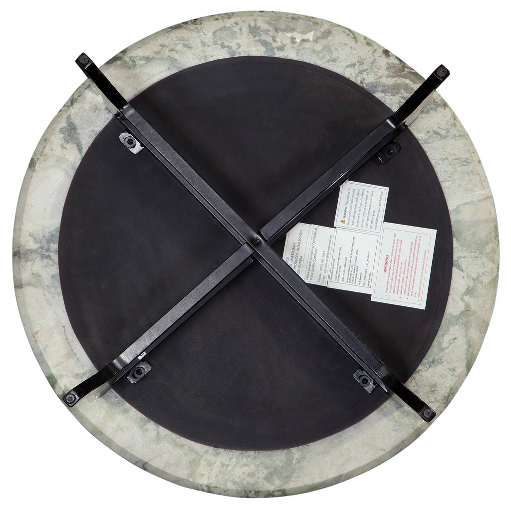 Hoxley Green Onyx Top Round Cocktail Tbl