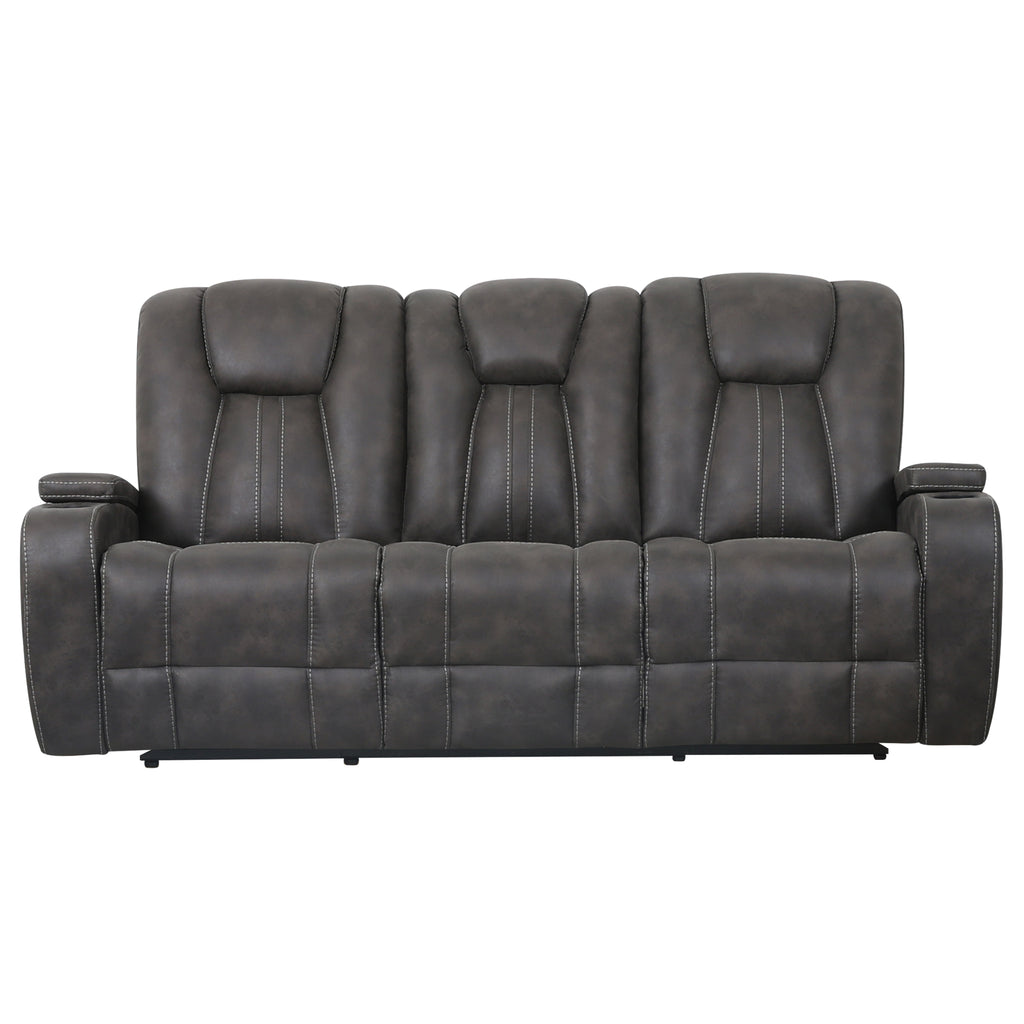Marlow Charcoal 2PC Manual Reclining Set
