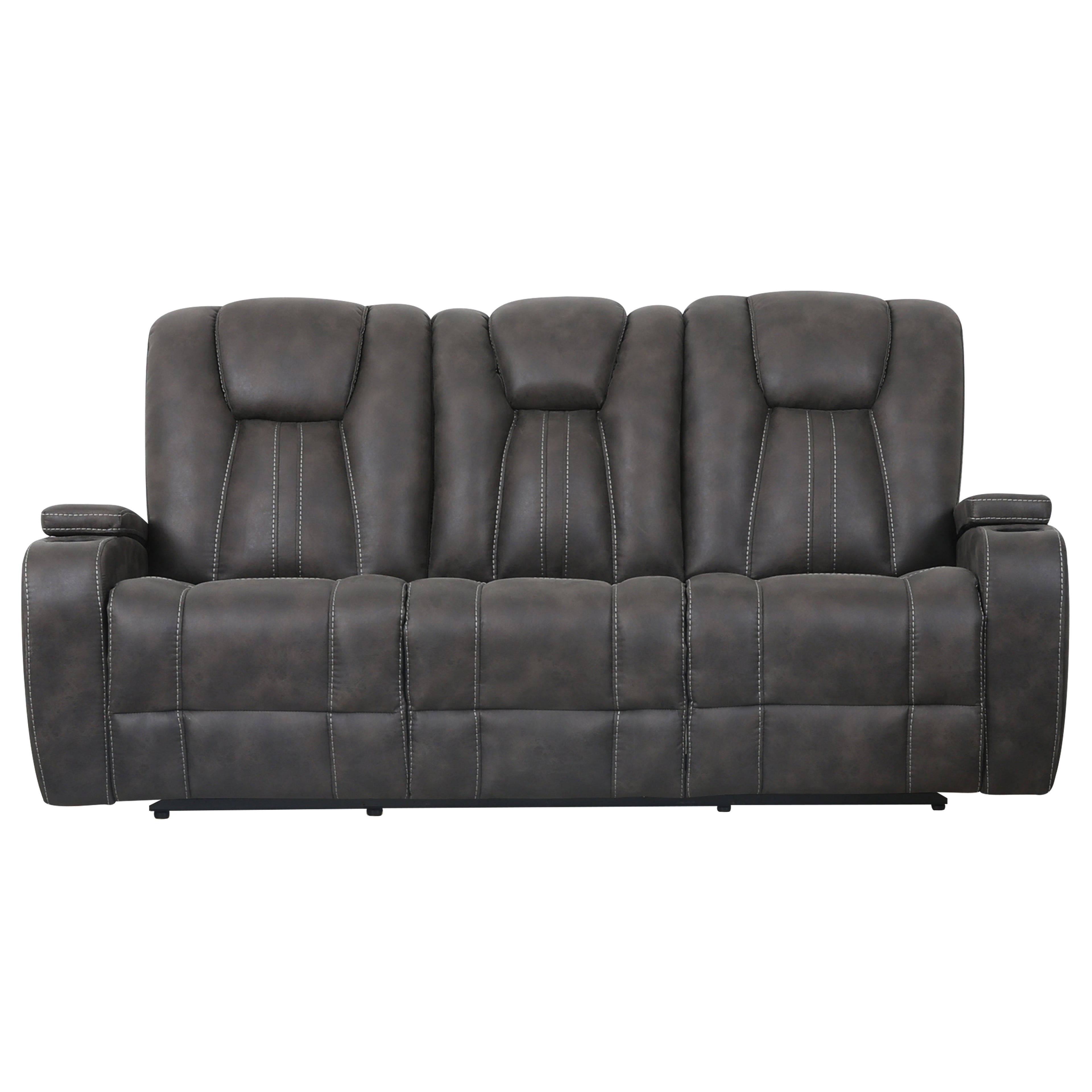 Marlow Charcoal 3PC Manual Reclining Set