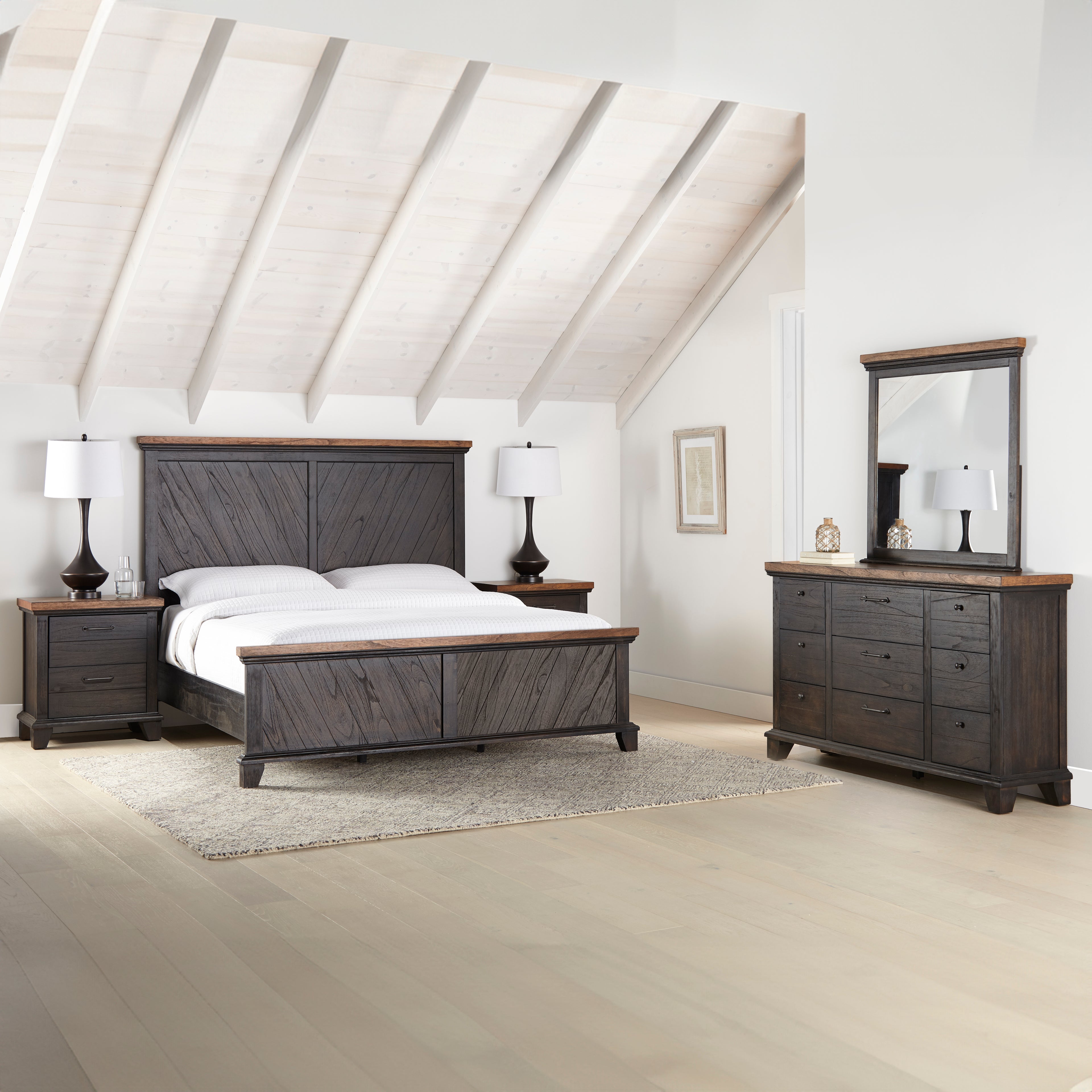 Bear Creek Brown Queen 6-piece Set