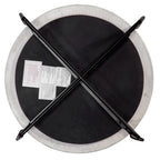 Loxie White Marble Top Round Cocktail Tb