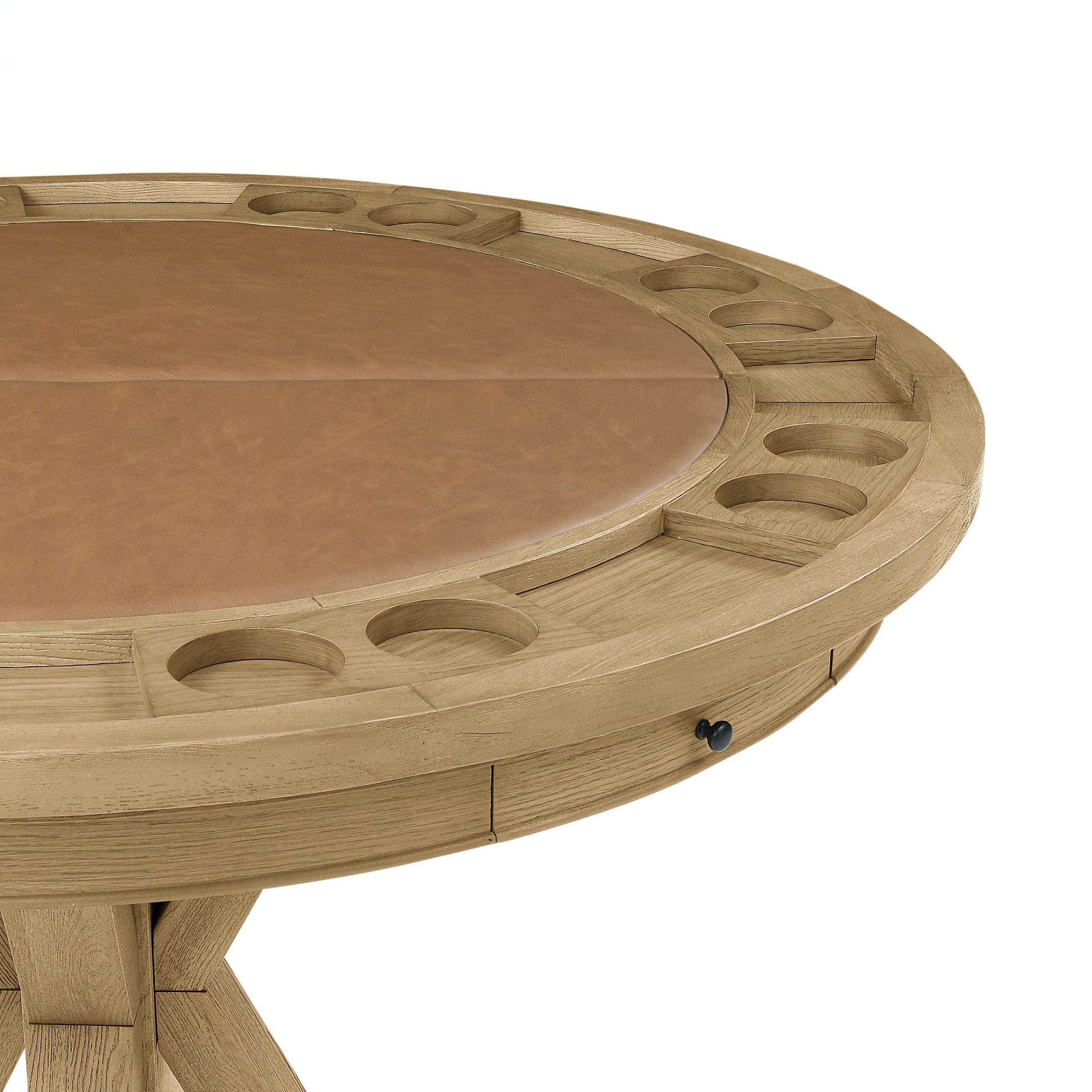 Rylie Counter Table with Game Top, Natur