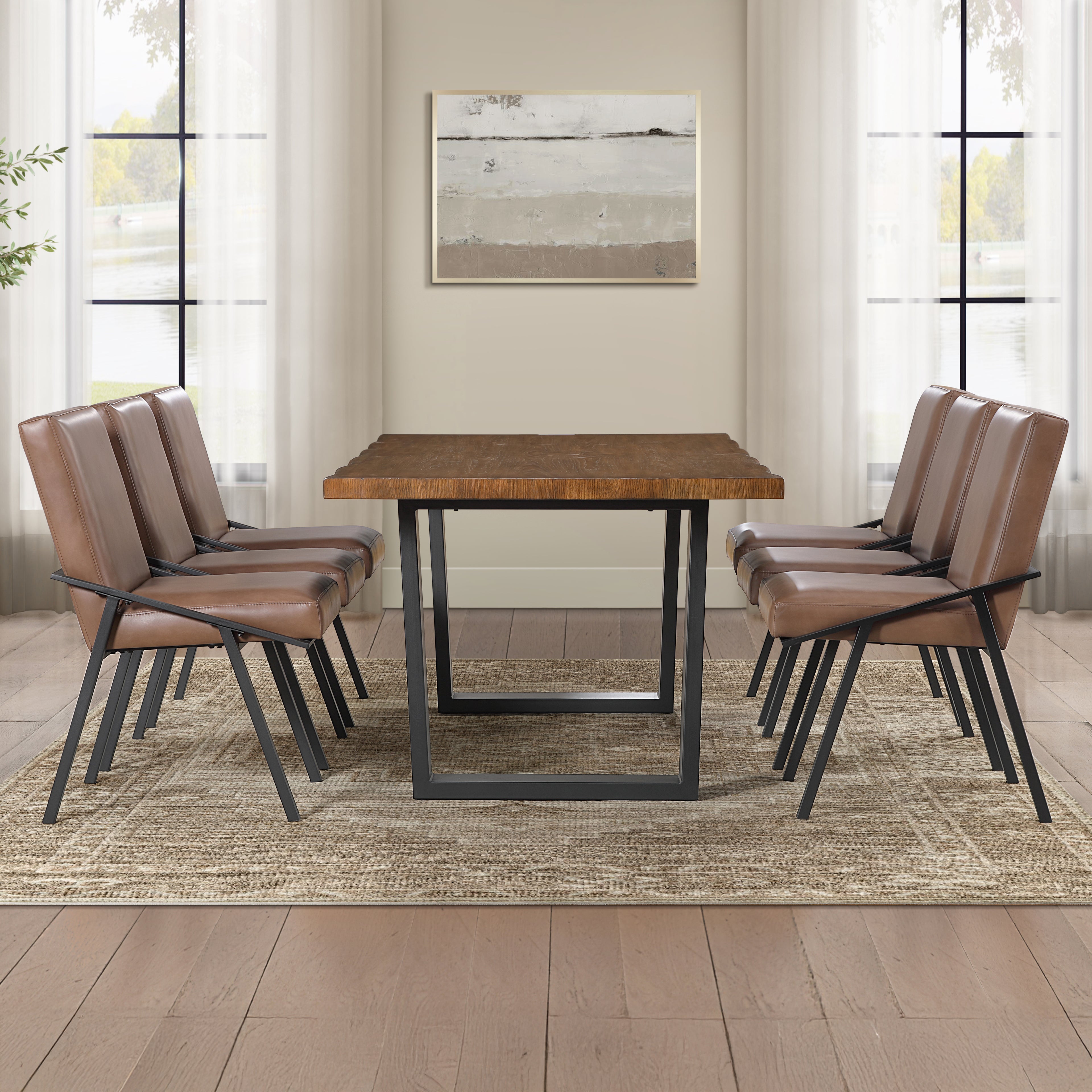 Tucson 7PK Dining Table Set w/ Side c