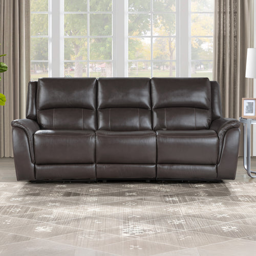 Alexandria Power Leather Reclining Sofa